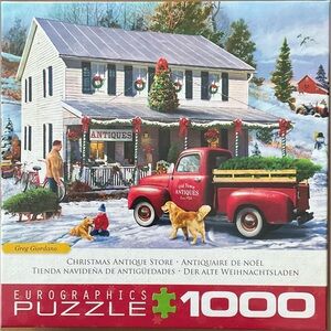 Eurographics “Christmas Antique Store” 1000 piece puzzle